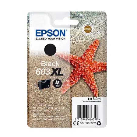 Tusz Epson 603XL do XP-2100/2105/2150/3155 | black | 500str | 8,9ml