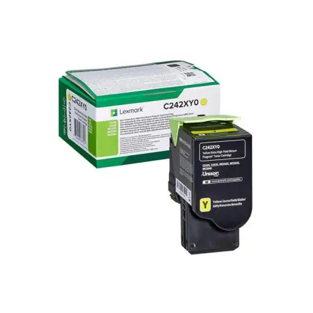 Oryginalny Toner Yellow Lexmark C2425 (C242XY0 )