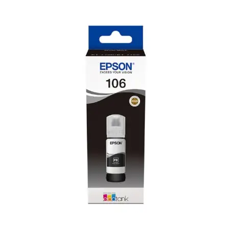 Oryginalny Tusz w butelce Photo Black Epson 106 (T00R1, C13T00R140)