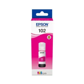 Oryginalny Tusz w butelce Magenta Epson 102 (T03R3, C13T03R340)
