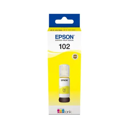 Oryginalny Tusz w butelce Yellow Epson 102 (T03R4, C13T03R440)