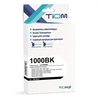 Tusz Tiom do Brother 1000BK | LC1000BK | 500 str. | black Tusz Tiom do Brother 1000BK | LC1000BK | 500 str. | black
