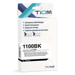 Tusz Tiom do Brother 1100BK | LC1100BK | 450 str. | black Tusz Tiom do Brother 1100BK | LC1100BK | 450 str. | black
