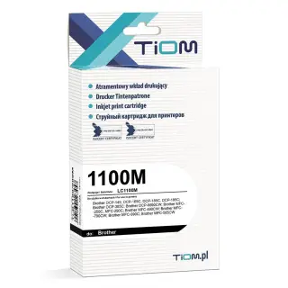 Tusz Tiom do Brother 1100M | LC1100M | 325 str. | magenta Tusz Tiom do Brother 1100M | LC1100M | 325 str. | magenta